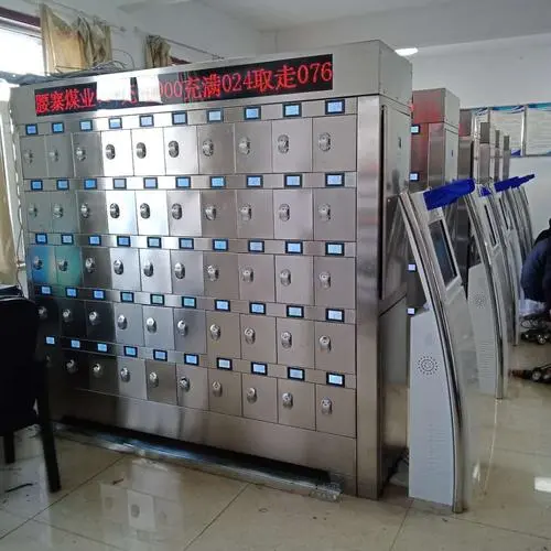 不锈钢矿灯充电柜